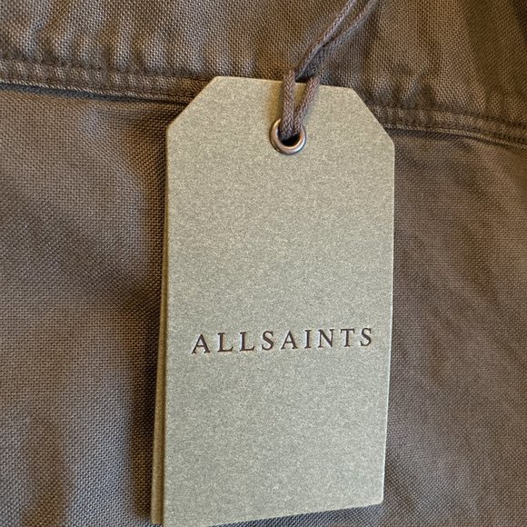 All Saints Mens Huntingdon Long Sleeve Button Down - Picture 8 of 8